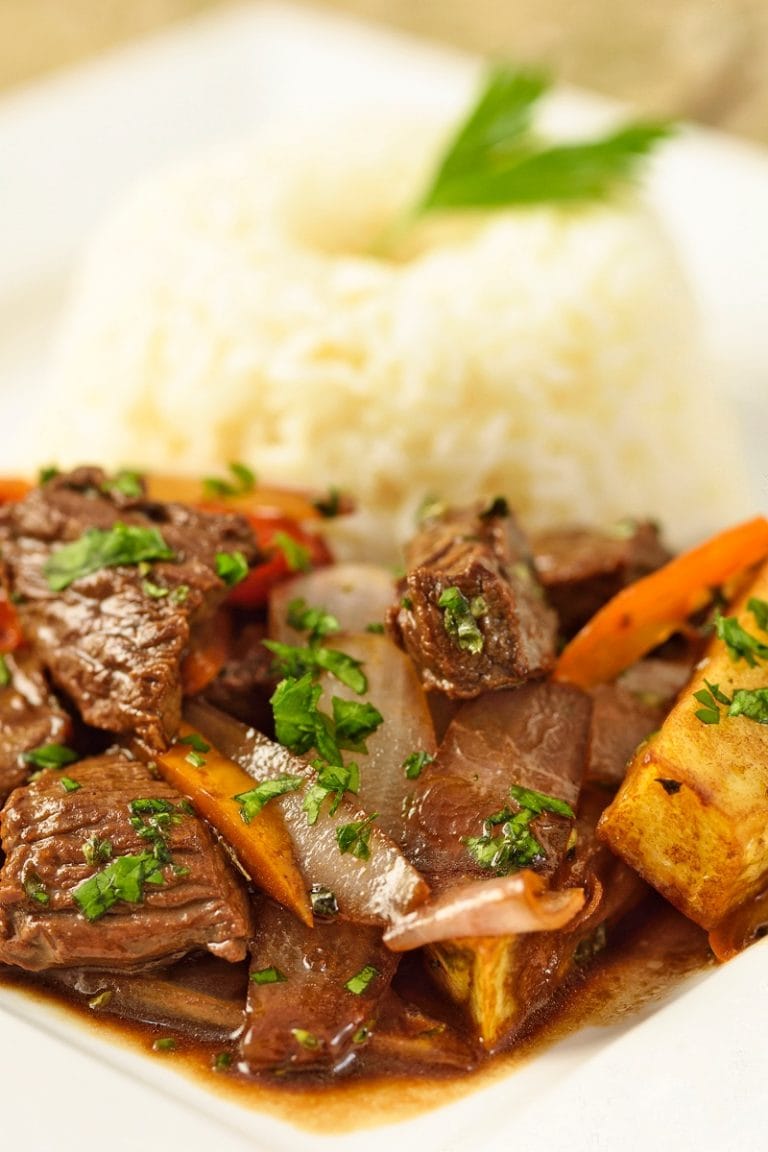 Lomo Saltado Recipe: Beef Stir-Fry with Rice, Peruvian Style