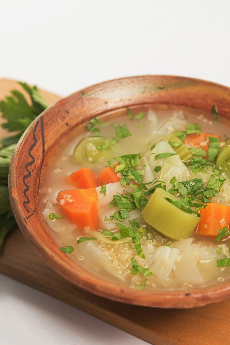 Sopa de Quinoa - Easy to make delicious Peruvian Vegetable Soup